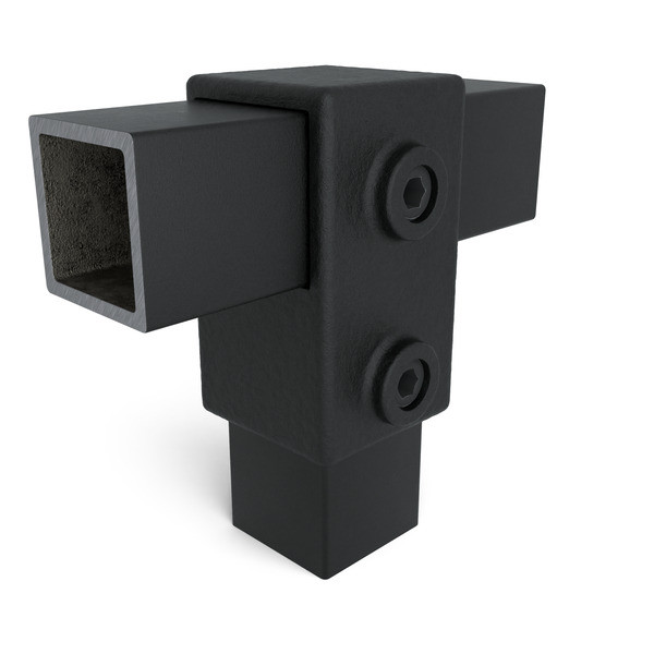 Rohrverbinder-T-Stueck-kurz-40-schwarz