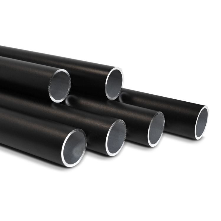 Aluminiumrohr schwarz 48 x 3 mm (E)