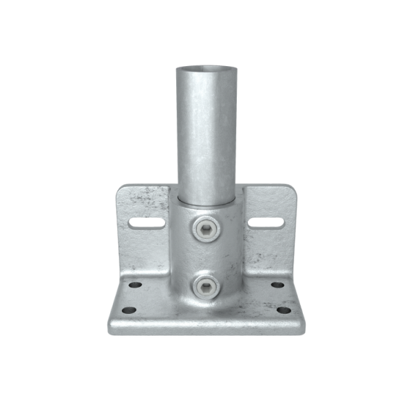 Rohrverbinder Trittrand Fußplatte