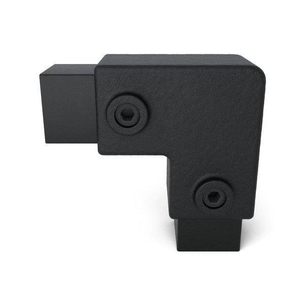 Rohrverbinder-Bogen-90-40-shwarz